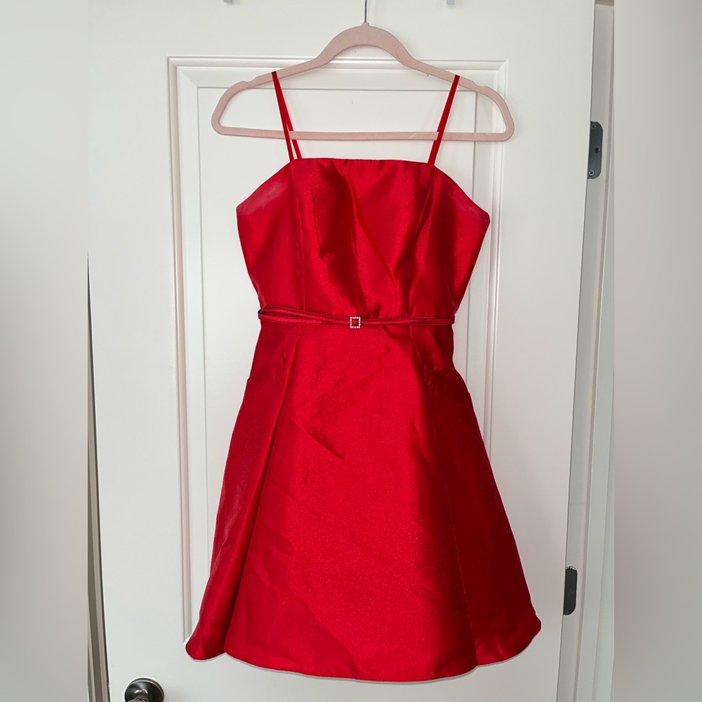 City Triangle Red Homecoming Dress Size 7